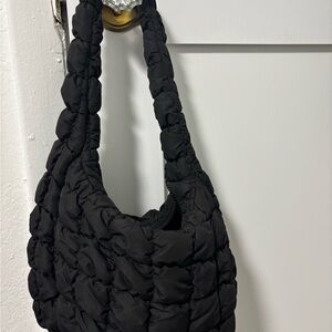 COS Black Quilted Women's Bag